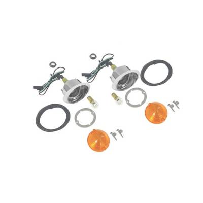 Scott Drake - Scott Drake KIT-ELC-1-C 64-66 Ford Mustang Parking Light Assembly