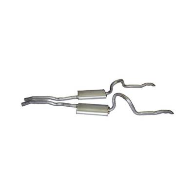 Scott Drake - Scott Drake D0ZZ-5257-BOS Exhaust System for 1970 Ford Mustang
