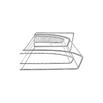 Scott Drake - Scott Drake C5ZZ-652042-71S 65-66 Ford Mustang Door Trim Molding