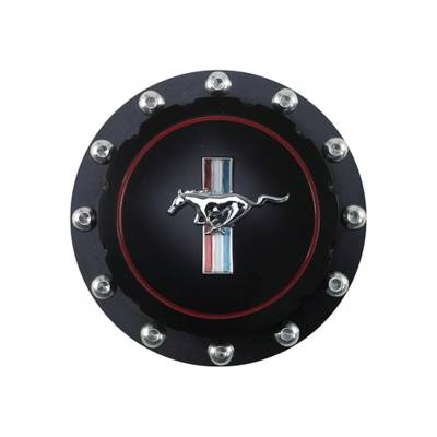 Scott Drake - Scott Drake B-9030-H-BK 64-73 Ford Mustang Fuel Tank Cap