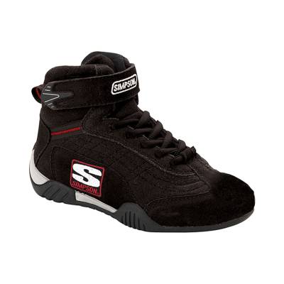 Simpson Safety - Simpson Safety AD450BK Adrenaline Racing Shoes-4.5 Black