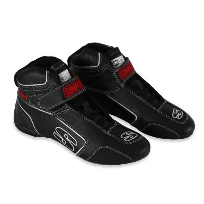Simpson Safety - Simpson Safety DA750W DNA Racing Shoes 7.5 Black