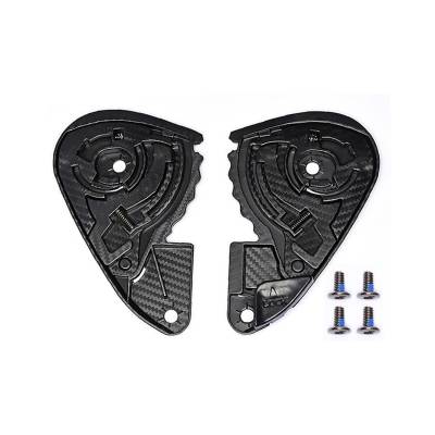 Simpson Motorcycle - Simpson Safety GBRACHET Ghost Bandit Visor Ratchet Kit Carbon Fiber