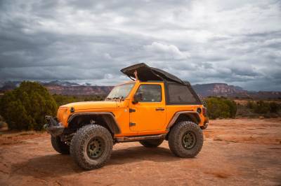 Bestop - Bestop 54930-17 Trektop Glide Slantback Soft Top for 18-24 Jeep Wrangler