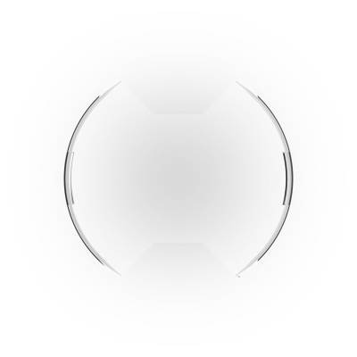 KC Hilites - KC HiLiTES 5207 SlimLite 8" LED Light Shield Clear