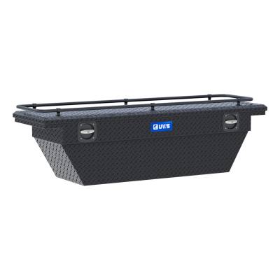 UWS - UWS SLD69-A-LP-MB-R Matte Black 69" Angled Tool Box Low Profile Rail
