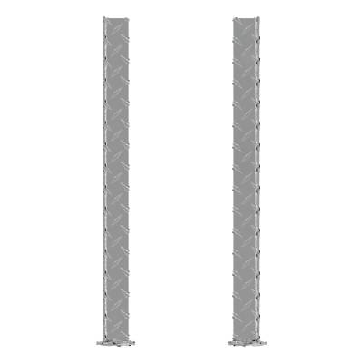 UWS - UWS SM-LEGS Replacement Bright Aluminum Truck Side Tool Box Legs 1 Pair