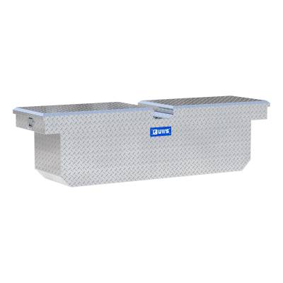 UWS - UWS TBD-72 Bright Aluminum 72" Deep Gull Wing Crossover Truck Tool Box