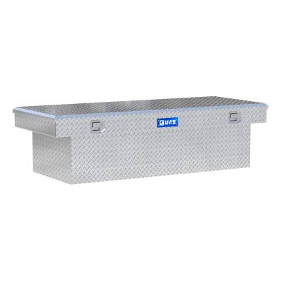 UWS - UWS TBSD-69-LBTA Bright Aluminum 69" Deep Extra-Wide Crossover Truck Tool Box