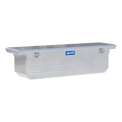 UWS - UWS TBSD-72-A-LP Bright Aluminum 72" Deep Angled Crossover Tool Box w/Low Pro