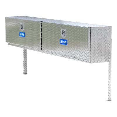 UWS - UWS TBTS-90 Bright Aluminum 90" Double-Door Topside Truck Tool Box