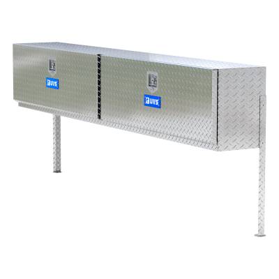 UWS - UWS TBTS-96 Bright Aluminum 96" Double-Door Topside Truck Tool Box