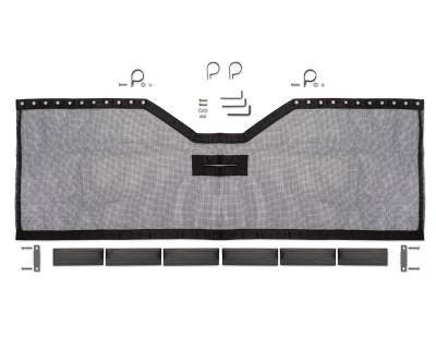 Blue Ox - Blue Ox BX88430 Mud Flap Rock Screen Kit Black 33.5  widex17.7  deep