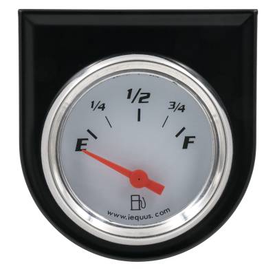 Equus - Equus E5362 Gauge Console Fuel Level 2" 0OhmesE-90OhmesF White Dial 5000