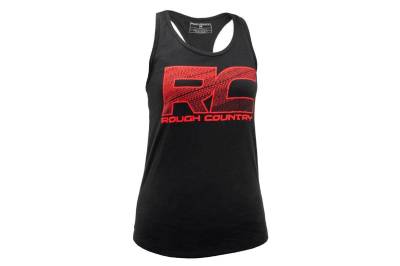 Rough Country Suspension Systems - Rough Country 84087XLG Tank Top Women Fts Black XL