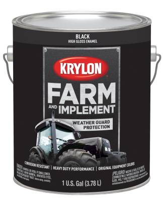 Krylon - Krylon 1962 Farm & Implement Paints 1 Gallon Gloss Black