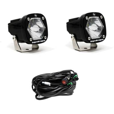 Baja Designs - Baja Designs 387801 S1 Black LED Auxiliary Light Pod Pair