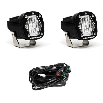 Baja Designs - Baja Designs 387805 S1 Black LED Auxiliary Light Pod Pair