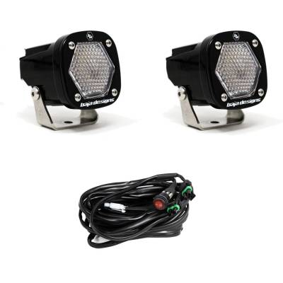 Baja Designs - Baja Designs 387806 S1 Black LED Auxiliary Light Pod Pair