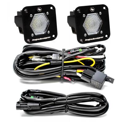 Baja Designs - Baja Designs 387809 S1 Black Flush Mount LED Light Pod Reverse Kit