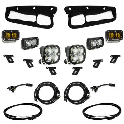 Baja Designs - Baja Designs 448179UP Ford Bronco S2 SAE Pro Fog Pocket Light Kit