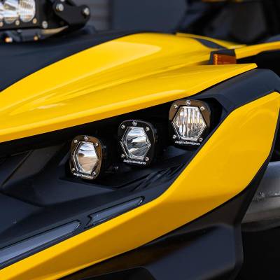 Baja Designs - Baja Designs 448186 Triple S1 Headlight Kit for Can-Am Maverick R
