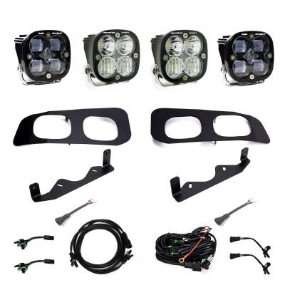 Baja Designs - Baja Designs 448225 Squadron SAE/Squadron Sport Dual Fog Pocket Light Kit