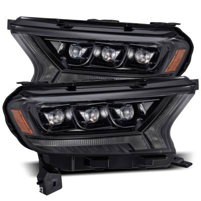 AlphaRex - AlphaRex 880123 Alpha Black LED Projector Headlights for 19-22 Ford Ranger