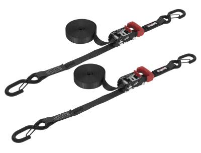 SpeedStrap - SpeedStrap 11501-2 Ratchet 1" x 15' Tie Down w/Snap 'S' Hooks