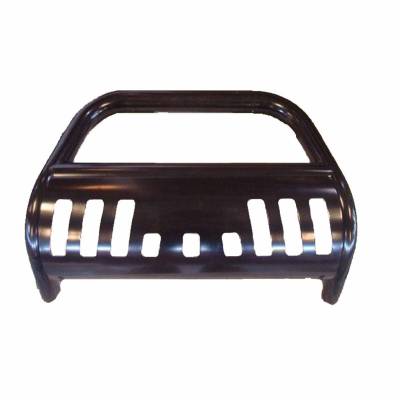 TrailFX - TrailFX B0003B Black Powerder Coated Steel 3" Diameter Bull Bar w/Skid Plate