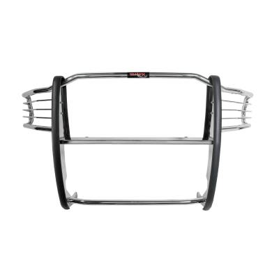 TrailFX - TrailFX E0011S Grille Guard 1-Piece Polished SS 1.5" Dia w/Brush Guard