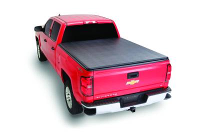 TrailFX - TrailFX TFX3501 Hard Tri-Fold Tonneau Cover Black Vinyl Over Hard Board