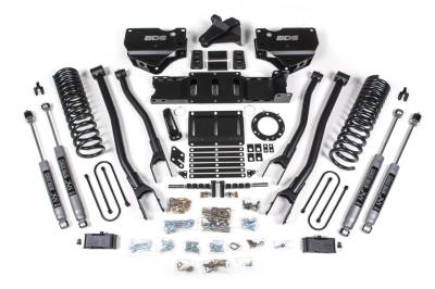 BDS Suspension - BDS Suspension BDS1677FS 4" 4-Link FOX Lift for 19-23 Ram 3500 w/Overload