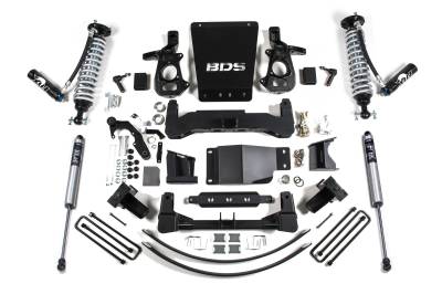 BDS Suspension - BDS Suspension BDS744FDSC 8" Coilover Lift for 14-18 GM 1500 w/Cast Steel Arms