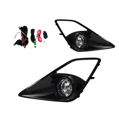 Winjet - Winjet CFWJ-0339-C Clear Fog Lights w/Wiring Kit for 12-14 Scion FR-S