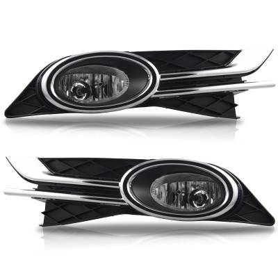 Winjet - Winjet CFWJ-0402-C Clear Fog Lights w/Wiring Kit for 14-15 Honda Odyssey