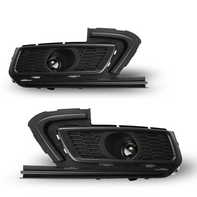 Winjet - Winjet CFWJ-0442-C Clear Fog Lights w/Wiring Kit for 15-16 Chevy Cruze