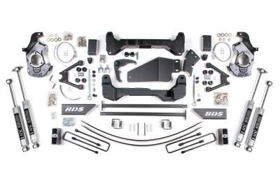BDS Suspension - BDS Suspension BDS195H 6" NX2 Lift w/Block & Add-a-Leaf