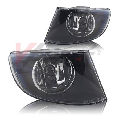Winjet - Winjet CFWJ-0462-C Clear Fog Lights for 07-11 BMW 3 Series E92 E93
