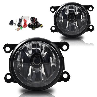Winjet - Winjet CFWJ-0414-C Clear Fog Lights w/Wiring Kit for 11-14 Subaru Impreza