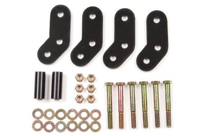 BDS Suspension - BDS Suspension BDS124109 1/2" Rear Shackle Kit for Jeep CJ