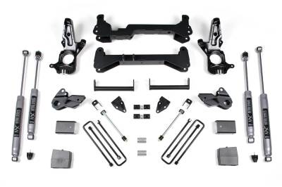 BDS Suspension - BDS Suspension BDS150H 7" NX2 Suspension Lift w/5" Block for 01-10 C2500 HD 2wd
