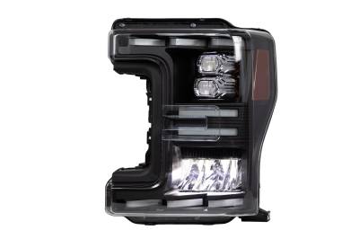 Winjet - Winjet CHRNG0670-B-SQ Black/Clear LED High/Low Beam Headlights for 17-20 Ford