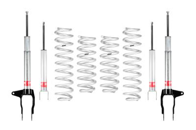 Eibach - Eibach E80-51-021-01-22 4PC Shocks + 4 Springs for 15+ Jeep GC PTL V6/V8 2WD/4WD