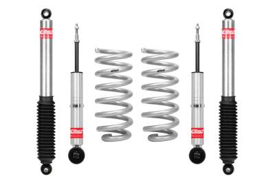 Eibach - Eibach E80-23-006-02-22 Shocks + 2 Front Springs Pro-Truck-Lift Stage 1 4PC Set