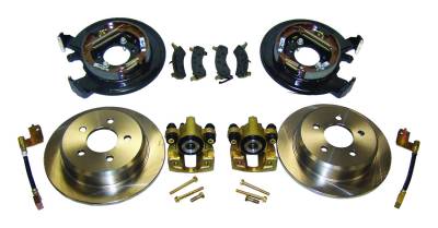 RT Offroad - RT Offroad RT31007 Disc Brake Conversion for 91-06 TJ YJ ZJ XJ w/D35 RR Axle