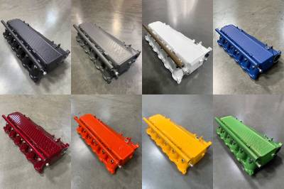 CSF Cooling - Racing & High Performance Division - CSF Cooling 8200C Charge-Air Cooler Manifold Custom for Toyota A90 Supra/BMW B58