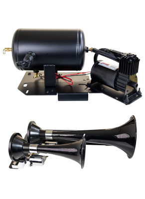 Kleinn Automotive Accessories - Kleinn Automotive GMTRK-3 GM1500 Bolt-On Dual Train Horn Kit