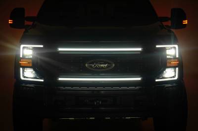 Rough Country Suspension Systems - Rough Country Grille Mount 30" LED Light Bar Kit 17-22 Super Duty 70990