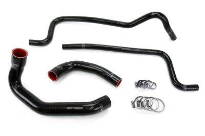 HPS Performance - HPS 57-1292-BLK Radiator/Heater Coolant Hose Kit for 02-06 Jeep Wrangler TJ